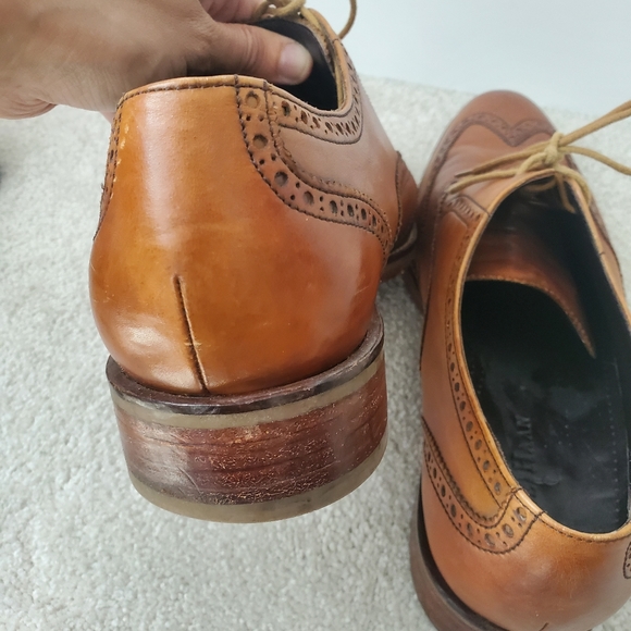Cole Haan oxford Nike Air brown leather shoes - Picture 8 of 13